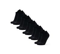 DANISH ENDURANCE Calzini da Running Corti, 3 o 5 Paia, Nero, 39-42