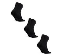 DANISH ENDURANCE Calzini Uomo Fibra di Bambù, Calze Classiche Eleganti in Bamboo, Calzini Estivi Traspiranti, 3 o 6 Paia, Nero, 48-51