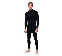DANISH ENDURANCE Completo Termico Uomo in Lana Merino, per Il Freddo Estremo, Pantaloni Lunghi da Uomo, Maglia Termica Invernale, Black, M
