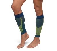 DANISH ENDURANCE Fasce a Compressione Graduata Uomo Donna, 21-26mmhg, Gambaletti Compressione, 1 o 3 Paia, Blu/Giallo Fluo, L