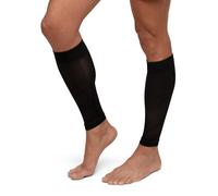 DANISH ENDURANCE Fasce a Compressione Graduata Uomo Donna, 21-26mmhg, Gambaletti Compressione, 1 o 3 Paia, Nero Tinta Unita, XXL