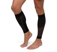 DANISH ENDURANCE Fasce a Compressione Graduata Uomo Donna, 21-26mmhg, Gambaletti Compressione, 1 o 3 Paia, Nero/Grigio, XL