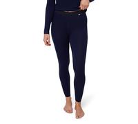 DANISH ENDURANCE Leggings Donna in Lana Merino, Pantaloni Termici, Pantacollant Invernali da Sci, Dark Navy, M
