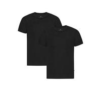 DANISH ENDURANCE Maglia Termica Uomo, 100% Merino, Pacco da 1 o 2, Nero, XL