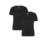 DANISH ENDURANCE Magliette Donna Lana Merino, 2 Paia, Nero, XL