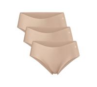 DANISH ENDURANCE Slip Hipster Invisibili, 3 o 5 Paia, Beige, XL