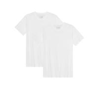 DANISH ENDURANCE T-Shirt Uomo Cotone, Magliette Maniche Corte Senza Etichetta, Scollo a V, da 1 a 4 Pezzi, Scollo A V - Bianco 2 Paia, L