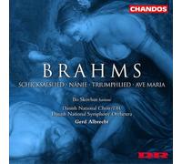Johannes Brahms Schicksalslied, Nanie, Triumphlied, Ave Maria (Albrecht) (CD)