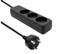 Danish Power Strip 3-way 7M - IT Black - Warranty: 360M NEW