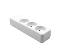 Danish Power Strip 3-way White - Warranty: 360M NEW