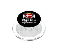 Danish Princess Denmark Flag Proud Danish Girl PopSockets PopGrip per MagSafe