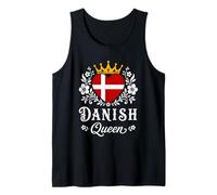 Danish Queen Denmark Flag Proud Danish Woman Canotta