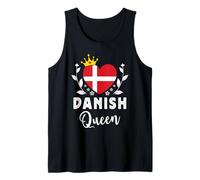 Danish Queen Denmark Flag Proud Danish Woman Canotta