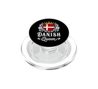 Danish Queen Denmark Flag Proud Danish Woman PopSockets PopGrip per MagSafe