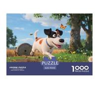 Danish-Svedese FarmdogPuzzle 1000 Pezzi PerCane Adatto Per Adulti E Bambini, Puzzle Delfino, Gioco Genitori Bambini, Impegnativo70x50cm/1000pcs