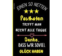 Danke Postbote: Ein Notizblock als Zeichen der Wertschätzung für Ihren Postboten - eine aufmerksame Geste. A5-Notizblock ist eine ideale ... der Welt. Das perfekte Dankesgeschenk