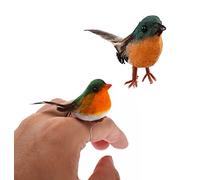Danlai 2 Pezzi Mini Uccelli Artificiali Simulazione Di Simulazione Bird Falso Little Bird Bird Ornament Clip Sull'albero Per Decorazione Della Festa Giardino