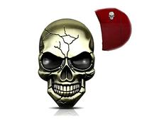 Danlai Adesivo per Auto del Cranio in Metallo 3D Cranio Emblema Emblema Badge Auto Adesivi per Auto per Auto per Camion Frigorifero Frigorifero