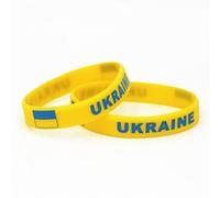 Danlai Braccialetti dell'Ucraina Braccialetti Braccialetti Ucraini Braccialetti in gomma ucraina Regali ucraini Souvenir ventilatore Unisex