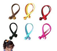 Danlai Corda Annodati Corda Elastica Fasce per Cravatta Scrupo Bandiere a Doppio Nodo a Filo Coda di Cavallo Accessori per