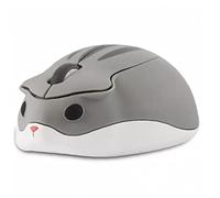 Danlai Simpatico Criceto Animale Forma Mini Wireless Silenzioso Mouse 1200dpi Viaggio Portatile Ultra Piccolo Cordless Topi Ottici Per Computer Grigio