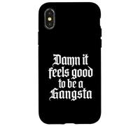Dannazione, sembra bello essere un gangsta - Hip Hop della vecchia scuola degli anni '90 Custodia per iPhone X/XS
