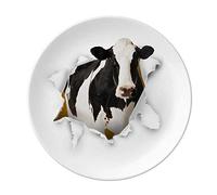 Danni animale carta mucche piatto decorativo Porcellana Salver Tableware Dinner Dish