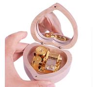 DANNMPX Carillon Regalo di Compleanno della Scatola Musica Legno Fatta a Mano for Il Natale/Regalo San Valentino, Un Amore Scatola Musicale(Falling in Love)