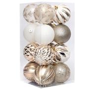 DANNMPX Decorazioni Natalizie 16 Pezzi di Ornamenti per Palline Natale, Decorazioni Infrangibili per L'Albero, per Albero, per Halloween Palline Natale