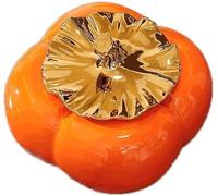 DANNMPX Portacenere Posacenere di Cachi Creativi in Ceramica Grande capacità Antivento Carino Decorazione Desktop per Ufficio A Casa per Tavolo(B)