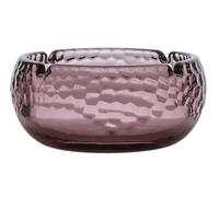 DANNMPX Portacenere Posacenere Portatile Creativo in Vetro di Cristallo Rotondo Adatto per La Decorazione 'Ufficio Domestico per Tavolo(Pink)