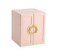 DANNMPX Portagioie Cassa di immagazzinaggio del Display Cuoio della Scatola dei Gioielli Grande Contenitore con 5 cassetti delle Ragazze for Gli Anelli degli Orecchini Regalo Scatola per Gioielli(C)