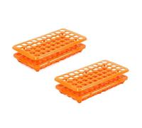 DANNMPX Portaprovette Supporto for provette da centrifuga for for prelievo del Sangue in plastica 50 Fori con Cuscinetto in Silicone Supporto
