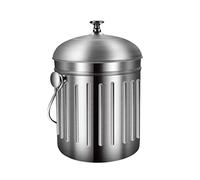 DANNMPX Secchiello Ghiaccio Secchiello per Il Ghiaccio A Doppio Strato da 3 Litri con Coperchio in Acciaio Inossidabile Spesso E Portatile per Bar KTV Beer Champagne Raffreddatore(B)