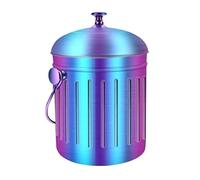 DANNMPX Secchiello Ghiaccio Secchiello per Il Ghiaccio A Doppio Strato da 3 Litri con Coperchio in Acciaio Inossidabile Spesso E Portatile per Bar KTV Beer Champagne Raffreddatore(C)