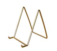 DANNMPX Supporto Ricette Il Supporto for Libro di Ricette Mantiene Facilmente Aperto Un O for Cucinare Leggio Cucina(Gold,27cm)