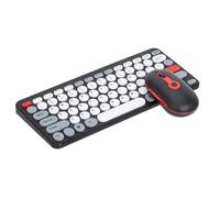 DANNMPX Tastiera Mouse Combinazione Mouse Tastiera Computer 2.4G Design Silenzioso Adatto for Laptop E Combo(Multi-colored2)