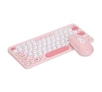 DANNMPX Tastiera Mouse Combinazione Mouse Tastiera Computer 2.4G Design Silenzioso Adatto for Laptop E Combo(Multi-colored1)