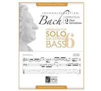 Danny Hall J.S.Bach Complete 2 Part Inventions Arranged for Six Stri (Tascabile)