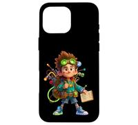Danny Hoopenbiller il giovane inventore in stile fantascientifico Custodia per iPhone 16 Pro Max
