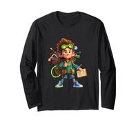 Danny Hoopenbiller il giovane inventore in stile fantascientifico Maglia a Manica