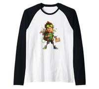 Danny Hoopenbiller il giovane inventore in stile fantascientifico Maglia con Maniche Raglan