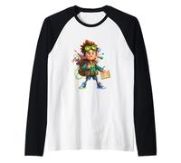Danny Hoopenbiller il giovane inventore in stile fantascientifico Maglia con Maniche Raglan
