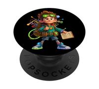 Danny Hoopenbiller il giovane inventore in stile fantascientifico PopSockets PopGrip Adesivo
