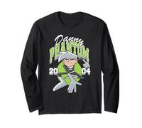 Danny Phantom 2004 Athletic Logo Retro Cartoon Maglia a Manica