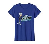 Danny Phantom with Logo Maglietta, Donna, Blu Reale, M