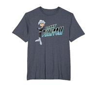 Danny Phantom with Logo Maglietta, Uomo Taglie Grandi, Pervinca, 2X Tall