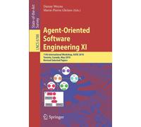 Danny Weyns Mar Agent-Oriented Software Engineering XI: 11th Interna (Tascabile)