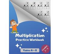 Danny Wolf Multiplication Practice Workbook, Tables 0-11, Grades 3-5 (Tascabile)