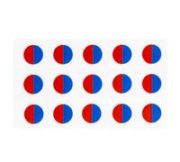 Danojo Stick-A-TAP - Adesivo in vinile nero per rubinetto da cucina e bagno (H & C - cerchio)